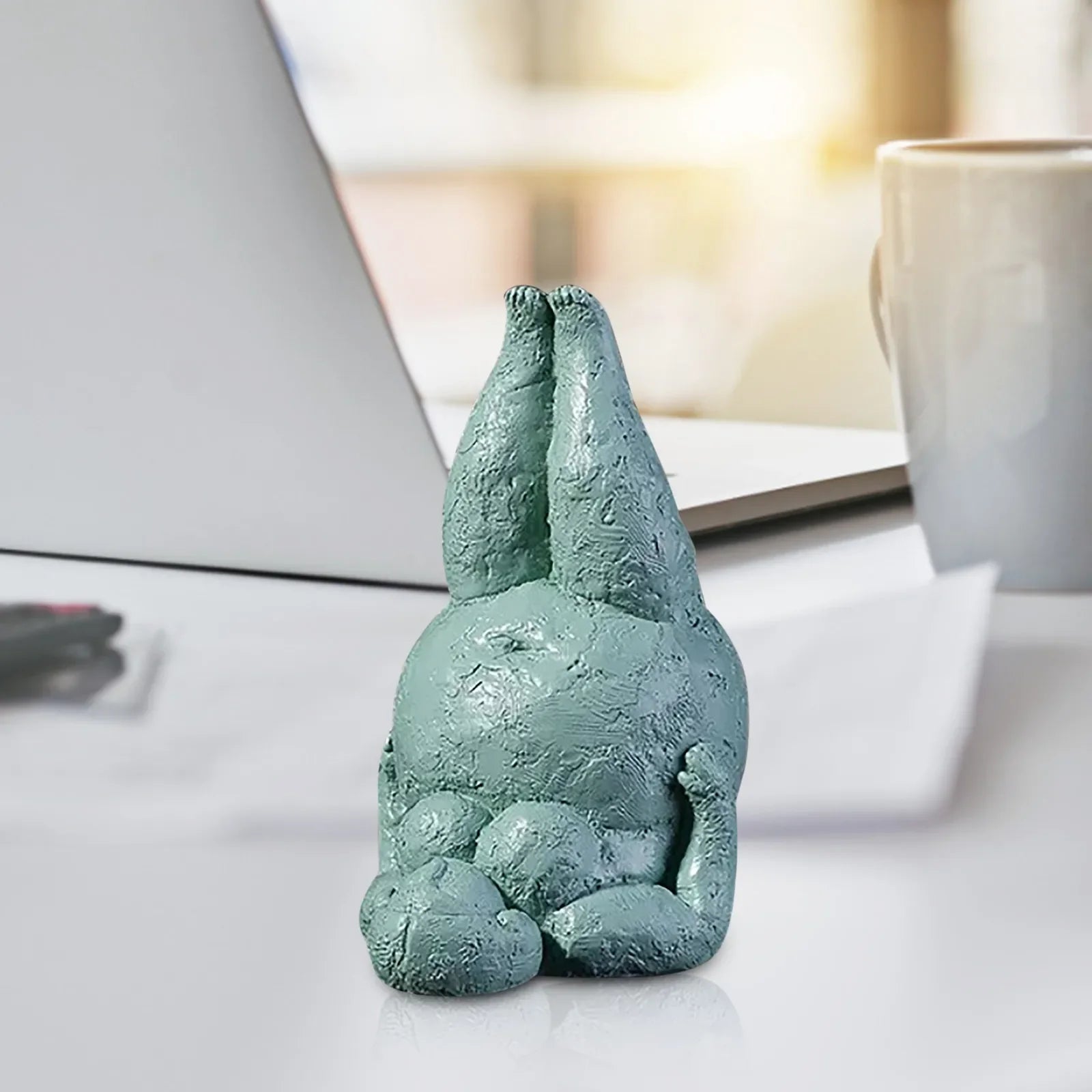 Abstract Sculpture Graceful Yoga Fat Woman Artwork Bedroom Living Room Home Decoration Ornaments Resin... - House Of Avana