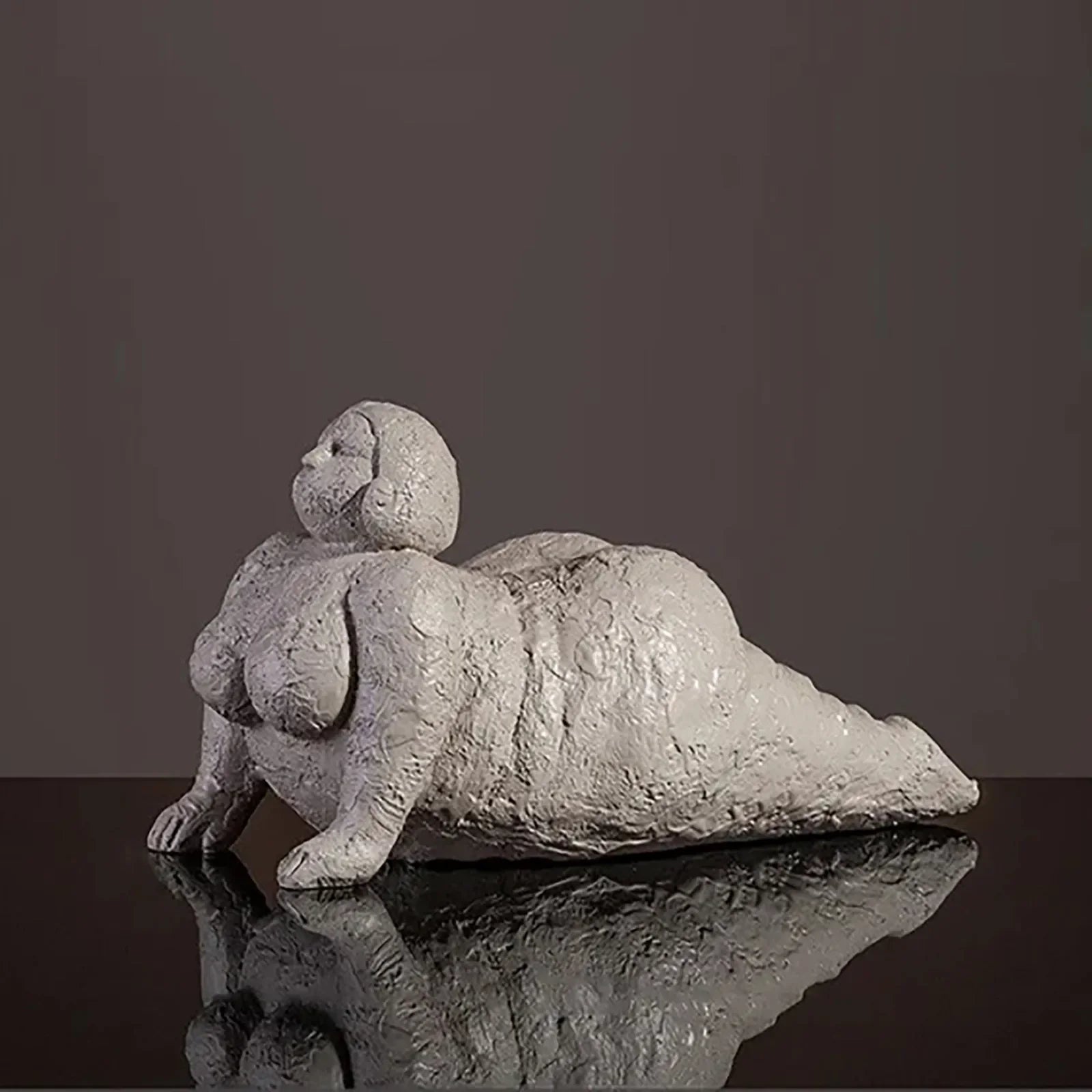 Abstract Sculpture Graceful Yoga Fat Woman Artwork Bedroom Living Room Home Decoration Ornaments Resin... - House Of Avana