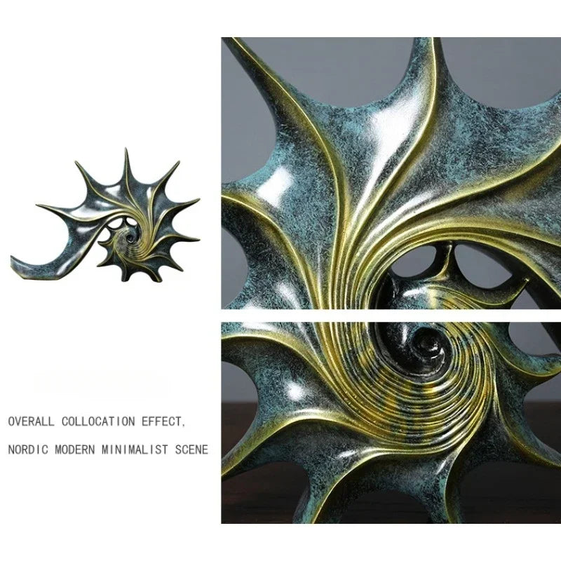 Abstract Resin Ornaments Modern Home Decoration Creative Figure Sculpture Statue Resin Crafts Luxury... - House Of Avana