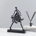Abstract Sculpture - White Marble Goddess Figure, lifestyle image - House Of Avana