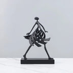 Abstract Sculpture - White Marble Goddess Figure, angled view - House Of Avana