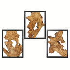 Wall Art - Abstract Wood Large, angled view - House Of Avana