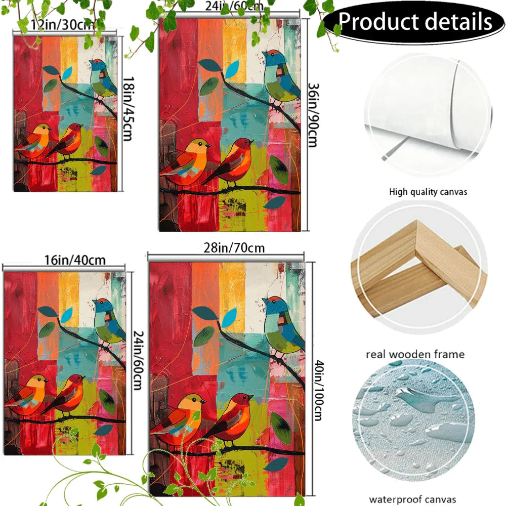 Wooden Framed Canvas Painting Artistic Printing, Corridor Home Living Room Decoration Suspensibility... - House Of Avana