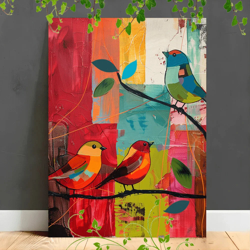 Wooden Framed Canvas Painting Artistic Printing, Corridor Home Living Room Decoration Suspensibility... - House Of Avana