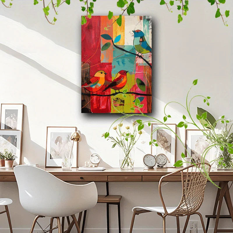 Wooden Framed Canvas Painting Artistic Printing, Corridor Home Living Room Decoration Suspensibility... - House Of Avana