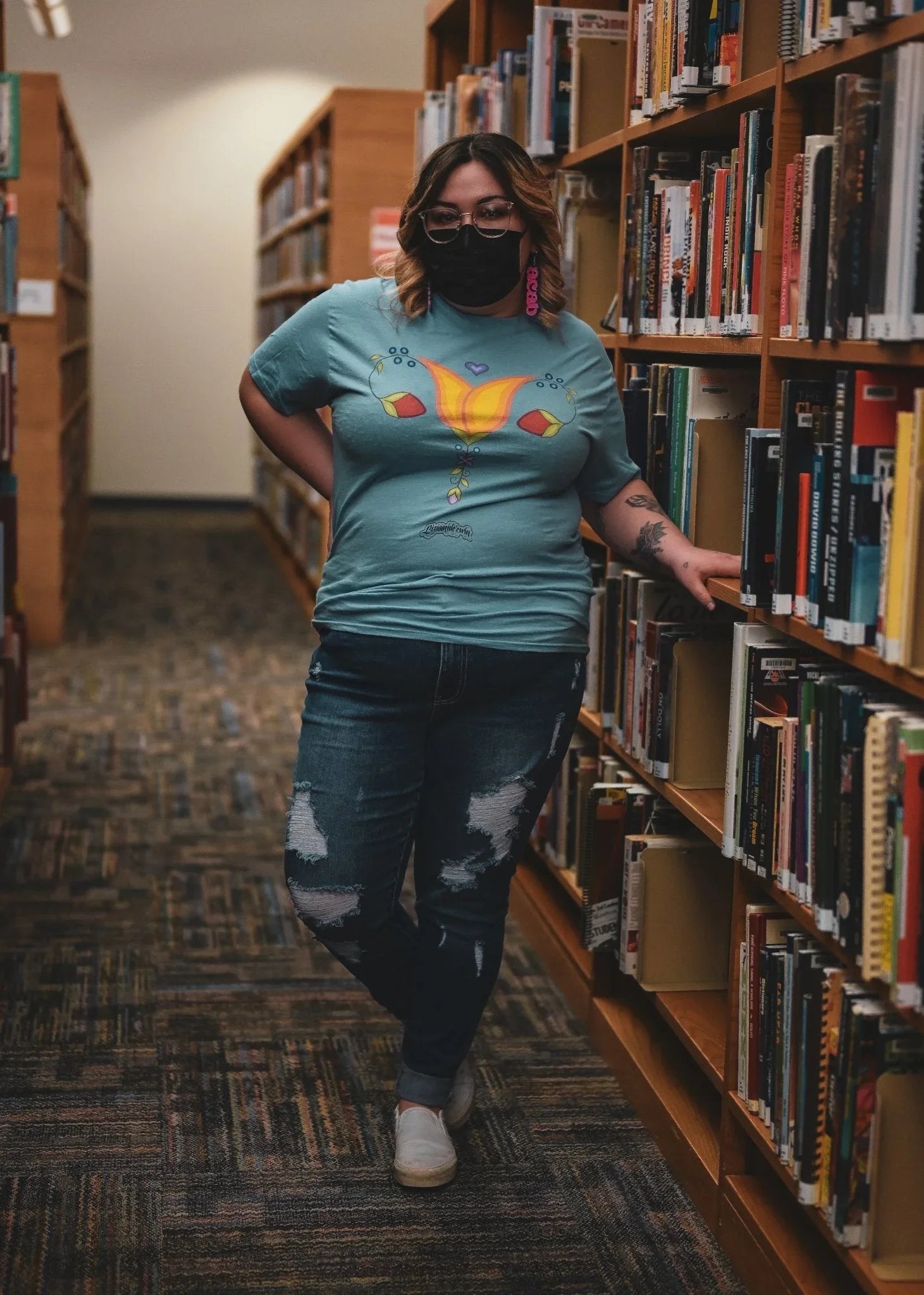 ACAB Earrings- Pink/Purple Bizaanide'ewin