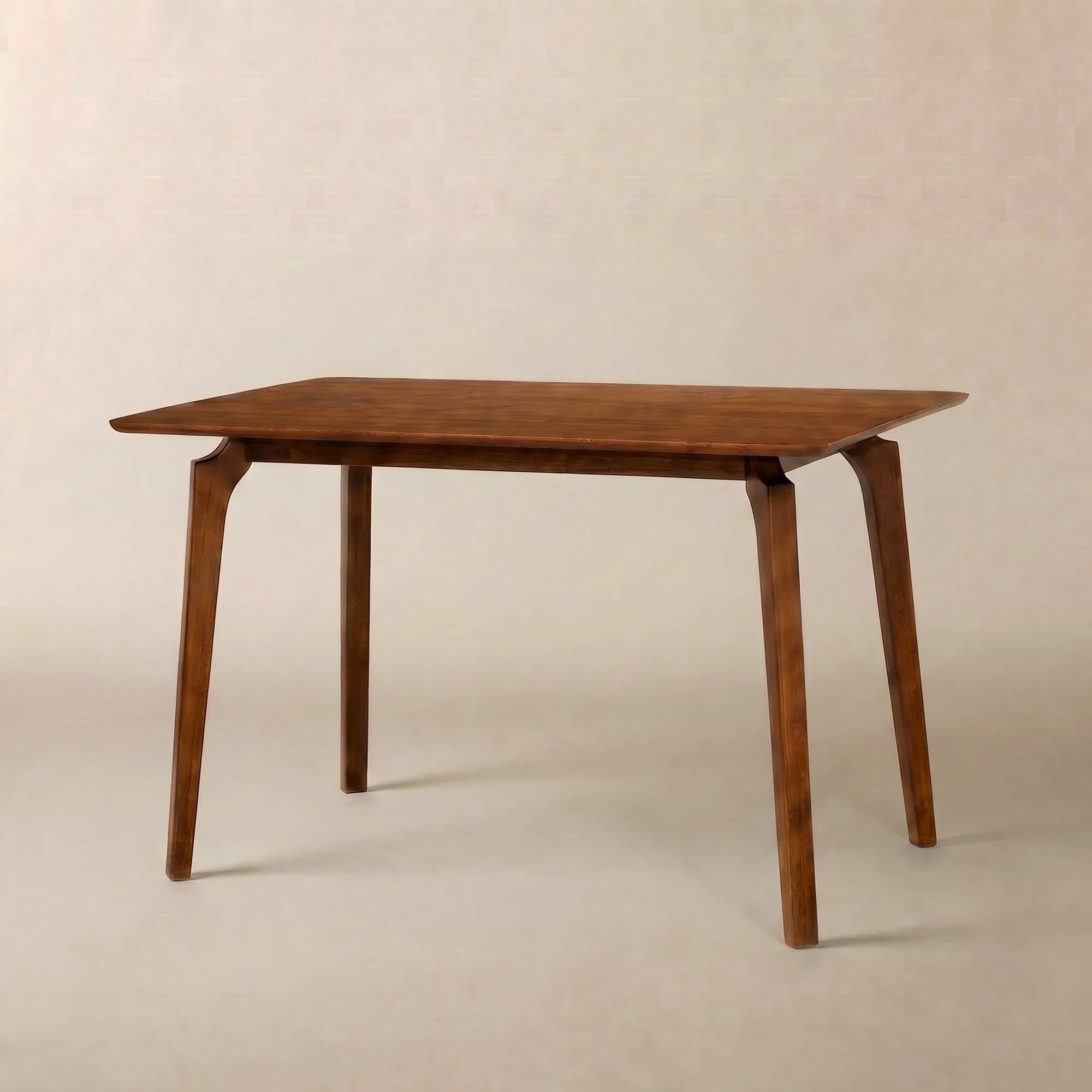 Acacia Verve 48" Solid Wood Dining Table - Ideal Kitchen Table for 4