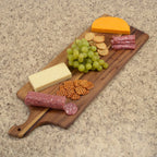 Acacia Wood Cutting/ Charcuterie Board - Extra Large, back view - House Of Avana