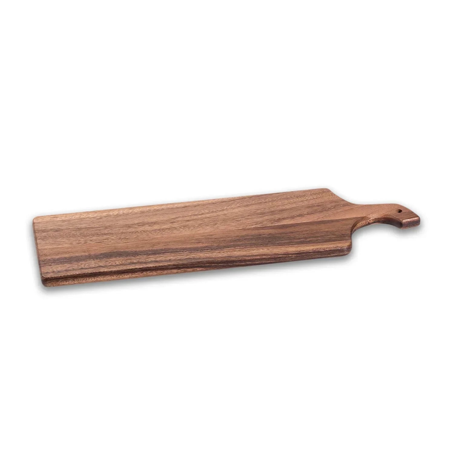 Acacia Wood Cutting / Charcuterie Board - Long, back view - House Of Avana