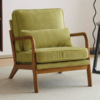 Accent Chair - Blue White Striped Upholstered, texture detail - House Of Avana