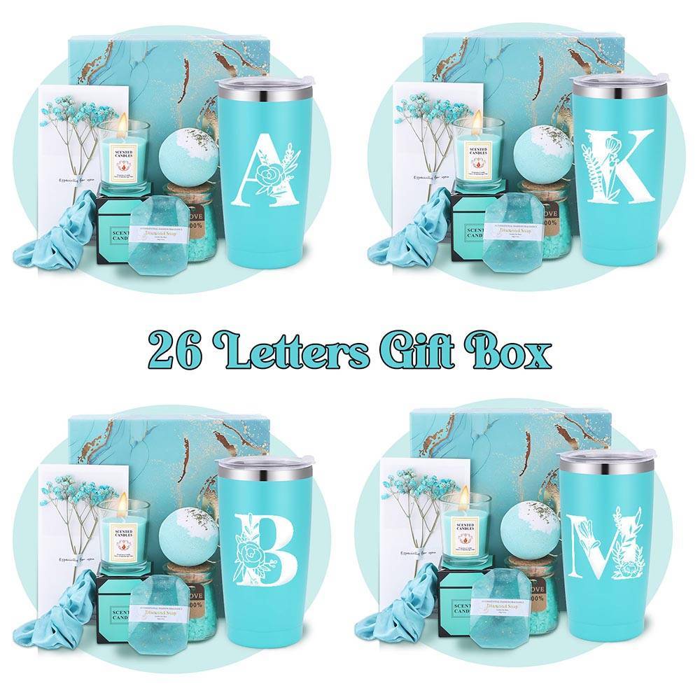 Calligraphy 26 Letters Gift Set For Best Friend Sister Daughter Aunt Mom Teacher Nurse Coworker Bestie Girlfriend Women, Encourage Mercy Get Well Feel Better Cheer Birthday Wedding Christmas Thanksgiving Heartwarming Thank Yo House Of Avana