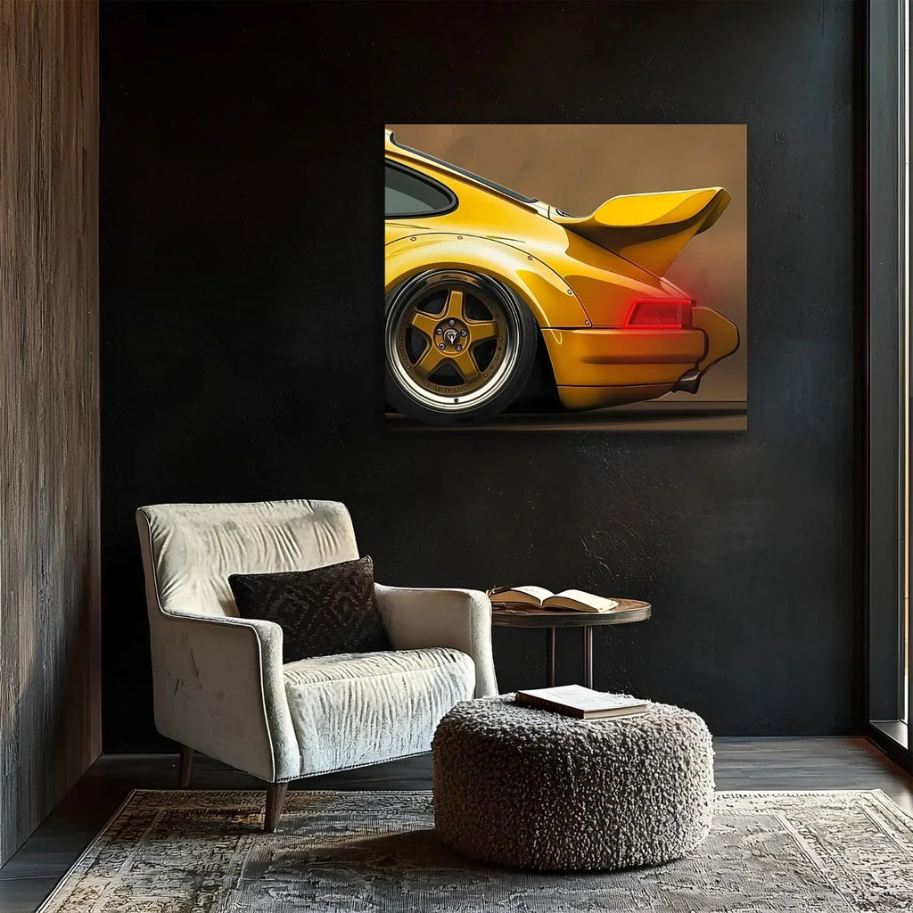 Acrylic Poster with Neon Lights | Custom Led Backlit Wall Art | High-quality Automotive Poster for Car... - House Of Avana
