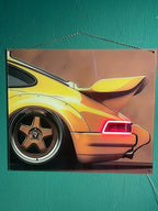 Acrylic Uv‑printed Car Neon Poster with Led Glow – Custom Sizes Available, lifestyle image - House Of Avana
