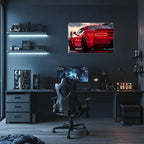 Acrylic Uv‑printed Car Poster with Integrated Neon Led Lighting, detail shot - House Of Avana