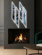 Acrylic Uv‑printed Led Car Wall Art with Dimmer, side view - House Of Avana