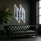 Acrylic Uv‑printed Led Car Wall Art with Dimmer, detail shot - House Of Avana