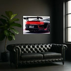 Acrylic Uv‑printed Rear Sport Car Led Art with Remote Control, front view - House Of Avana