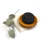 Activated Charcoal Bar Face Soap - Blackbird, front view - House Of Avana