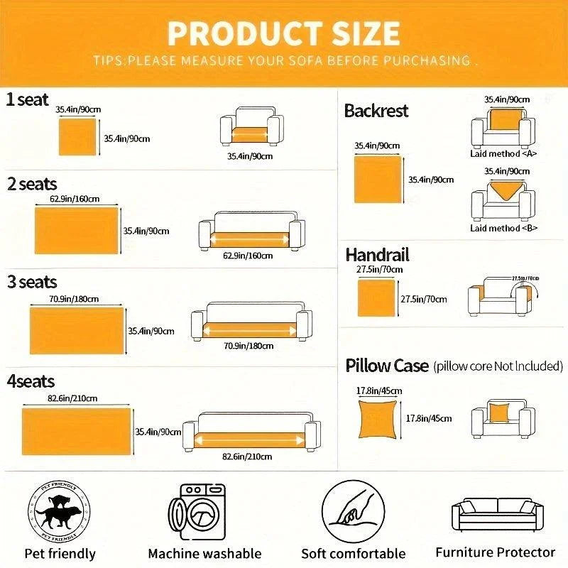 Waterproof Couch Cover, Non-Slip Panda Pattern Sofa Cover topspet