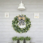 Wreath - Fresh Eucalyptus Green Artificial