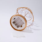 Elegant Metal Christmas Tree with Warm White & - Freestanding /Outdoor Holiday Decoration, Sturdy Base & Crystal Ornaments, Durable Metal for Festive or, No Control, Easy Assembly, Ideal Gift for Modern or Traditional Decor ( House Of Avana