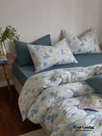 Adèle French Countryside Bedding Set / Blue Ever Lasting