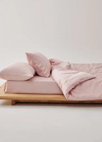 Adeline Pastel Silky Cooling TENCEL™ Bedding Set / Pink Ever Lasting