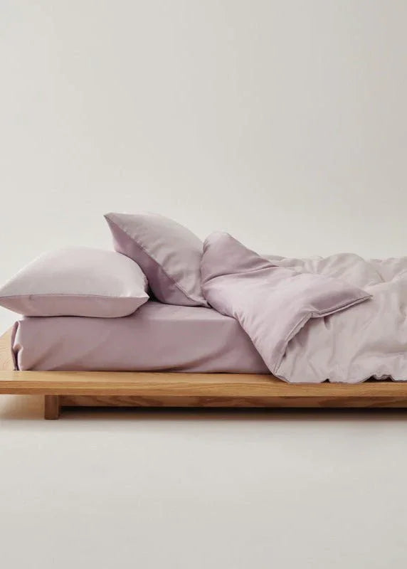 Adeline Pastel Silky Cooling TENCEL™ Bedding Set / Pink Ever Lasting