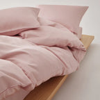 Adeline Pastel Silky Cooling TENCEL™ Bedding Set / Pink Ever Lasting
