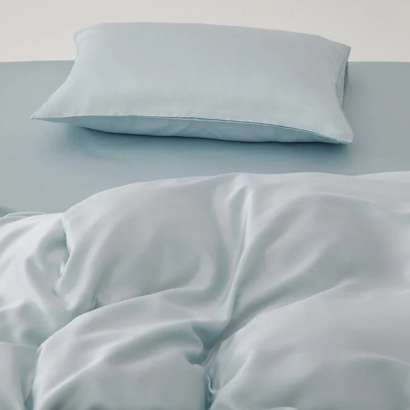 Adeline Pastel Silky Cooling TENCEL™ Bedding Set / Pink Ever Lasting