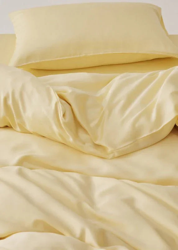 Adeline Pastel Silky Cooling TENCEL™ Bedding Set / Pink Ever Lasting