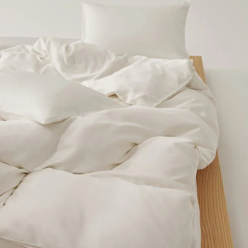 Adeline Pastel Silky Cooling TENCEL™ Bedding Set / Pink Ever Lasting