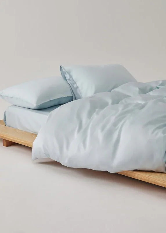 Adeline Pastel Silky Cooling TENCEL™ Bedding Set / Green Ever Lasting