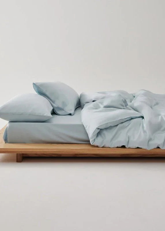 Adeline Pastel Silky Cooling TENCEL™ Bedding Set / Green Ever Lasting