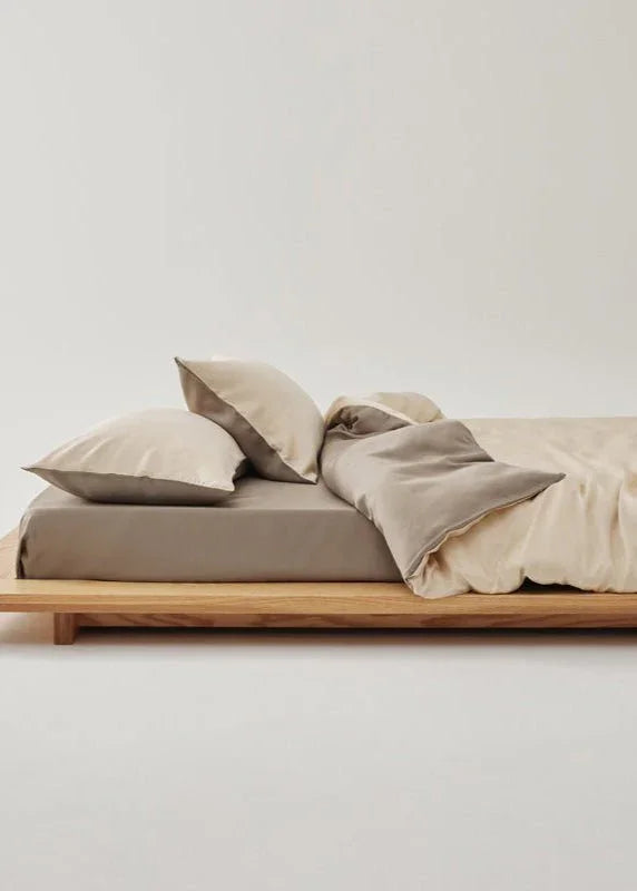 Adeline Pastel Silky Cooling TENCEL™ Bedding Set / Green Ever Lasting