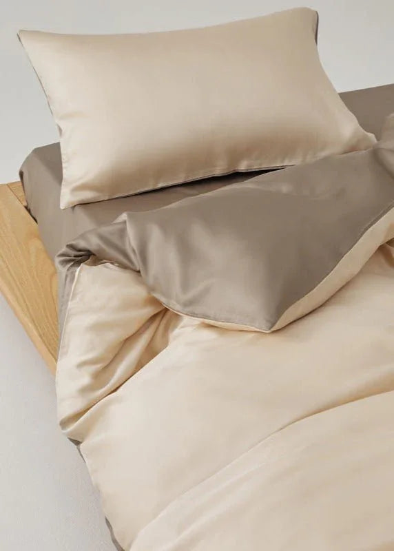 Adeline Pastel Silky Cooling TENCEL™ Bedding Set / Green Ever Lasting