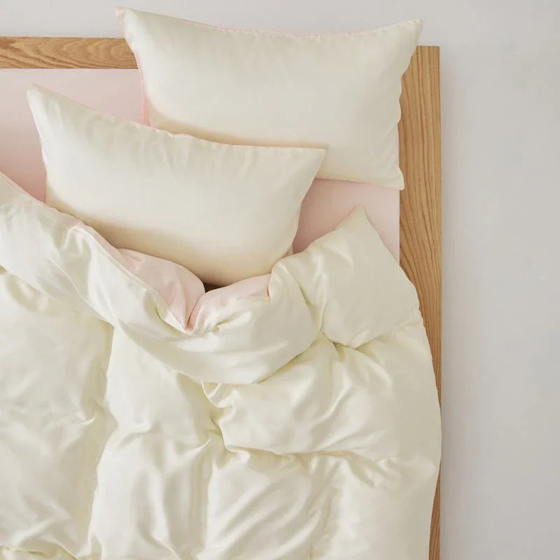 Adeline Pastel Silky Cooling TENCEL™ Bedding Set / Green Ever Lasting