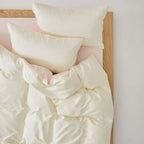 Adeline Pastel Silky Cooling TENCEL™ Bedding Set / Green Ever Lasting