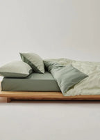 Adeline Pastel Silky Cooling TENCEL™ Bedding Set / Green Ever Lasting