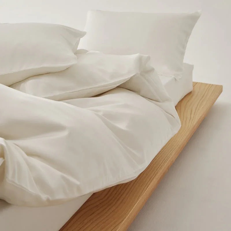 Adeline Pastel Silky Cooling TENCEL™ Bedding Set / Green Ever Lasting