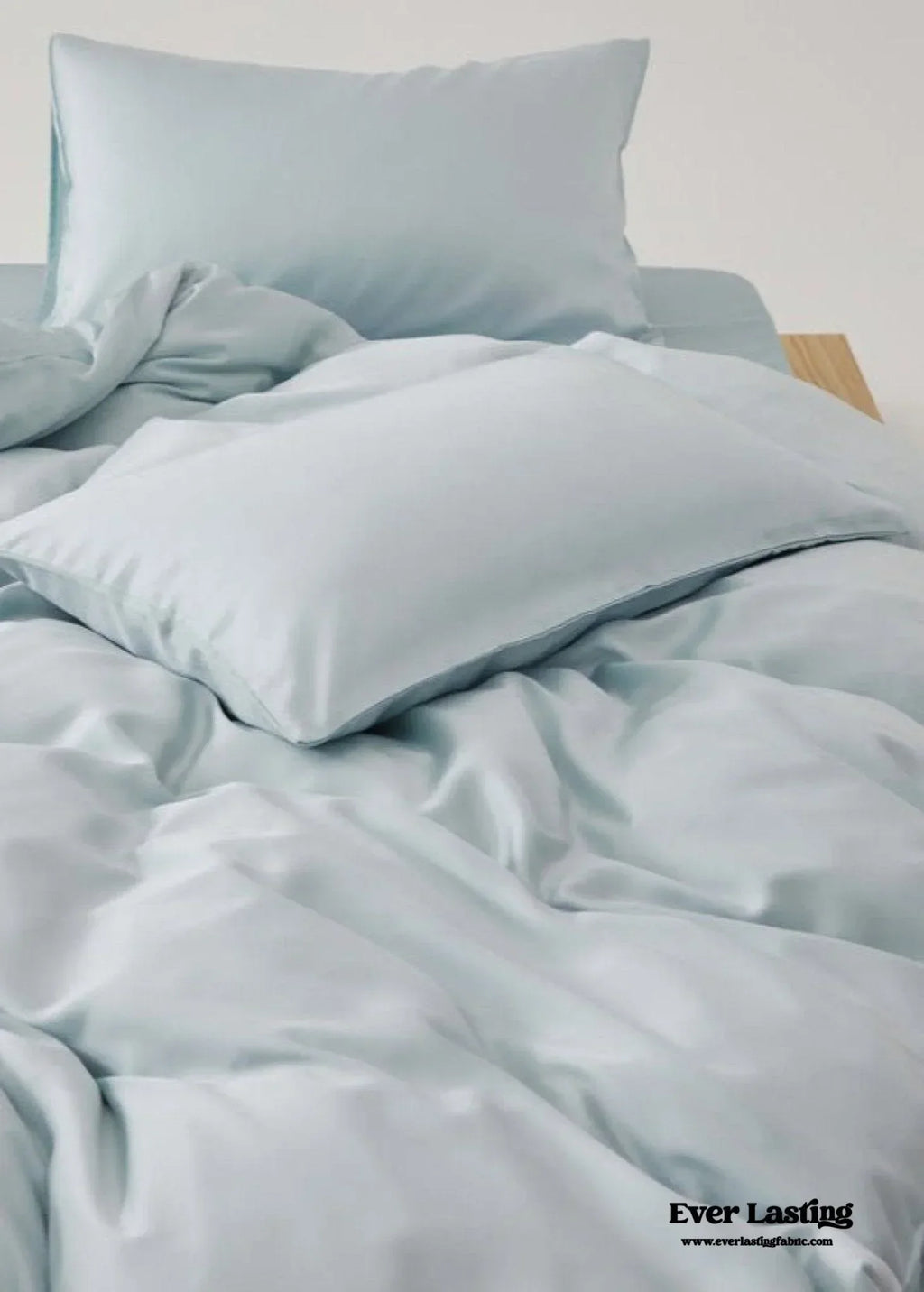 Adeline Pastel Silky Cooling Tencel™ Bedding Set / Coffee, dimensions view - House Of Avana