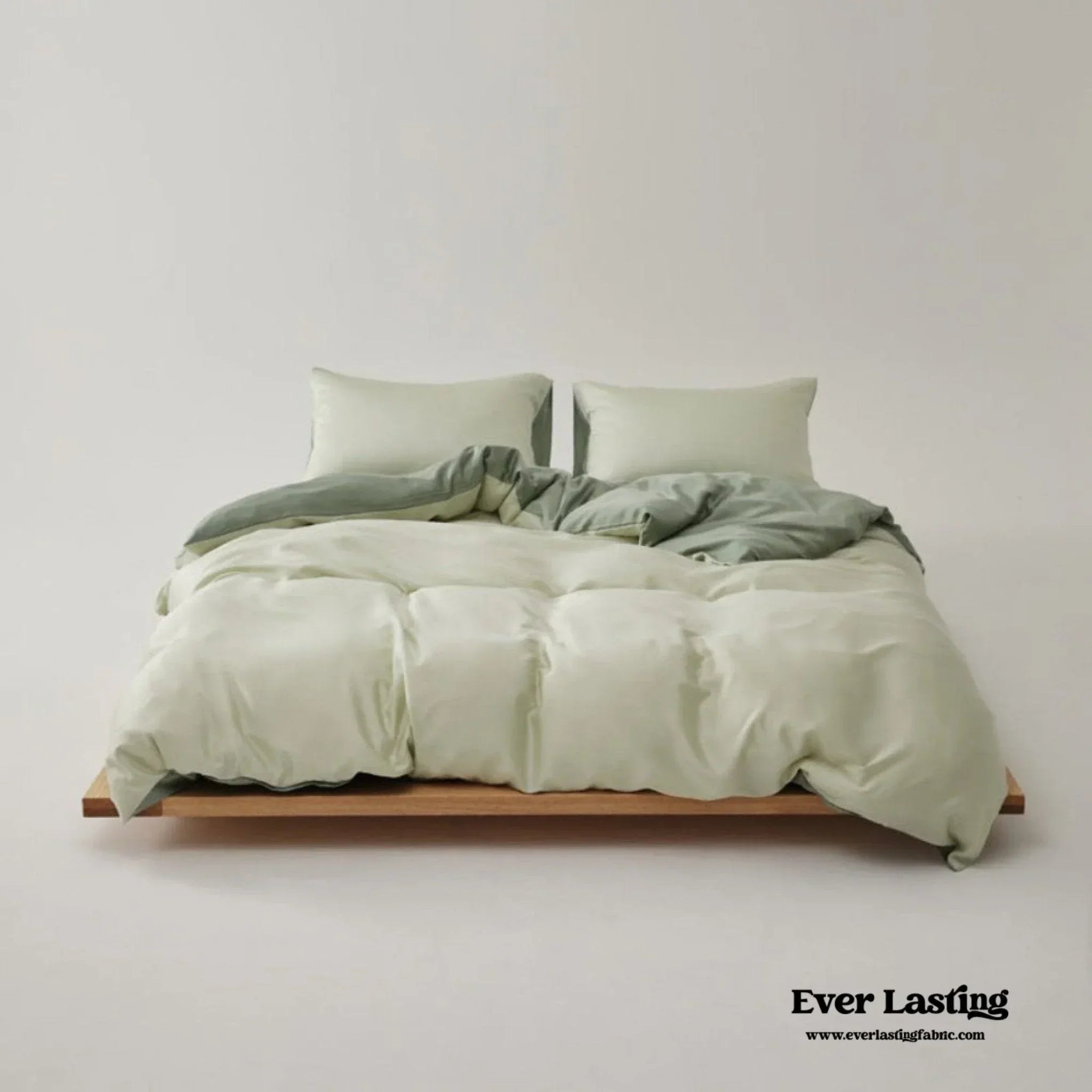 Adeline Pastel Silky Cooling Tencel™ Bedding Set / Coffee, alternate view - House Of Avana