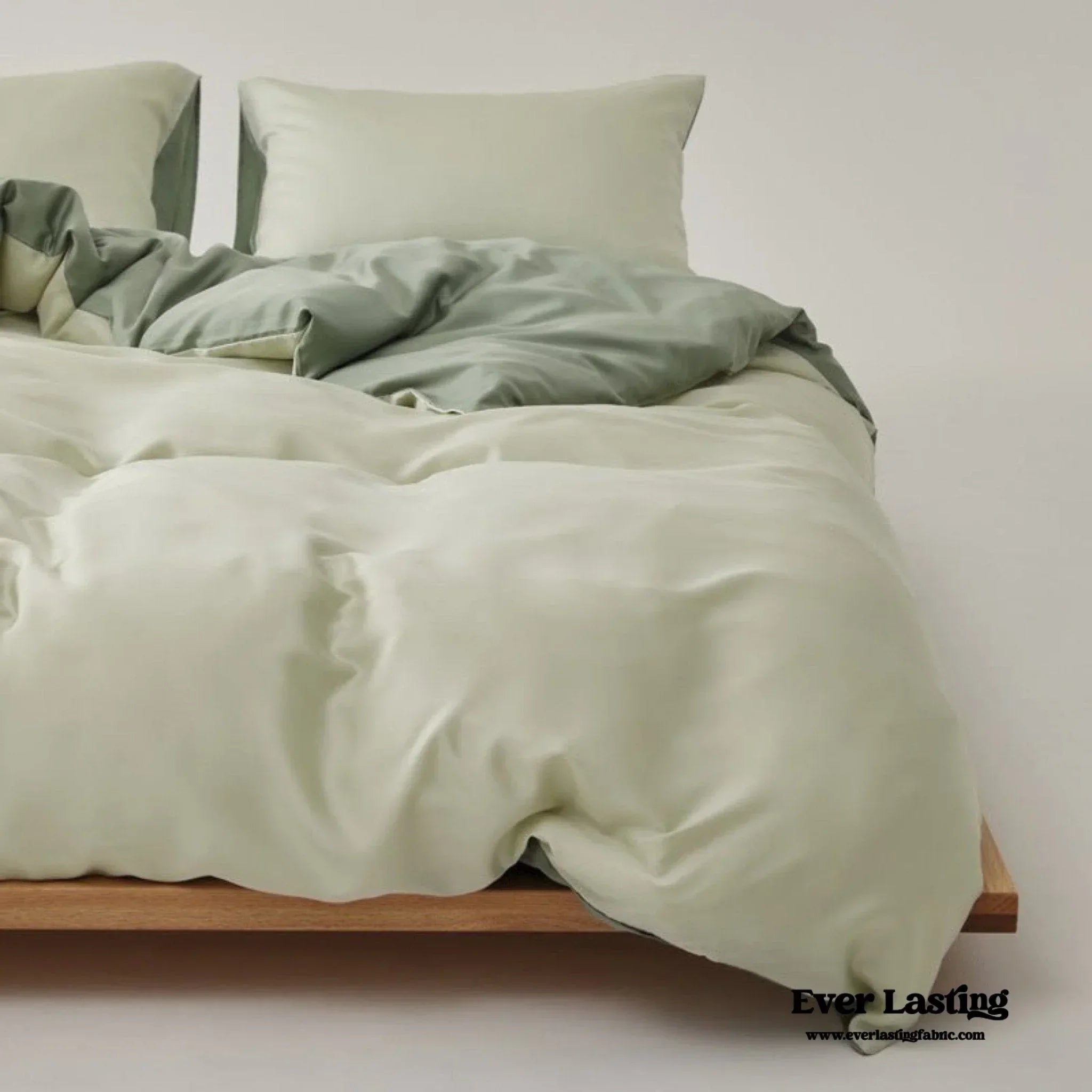 Adeline Pastel Silky Cooling Tencel™ Bedding Set / Coffee, alternate view - House Of Avana