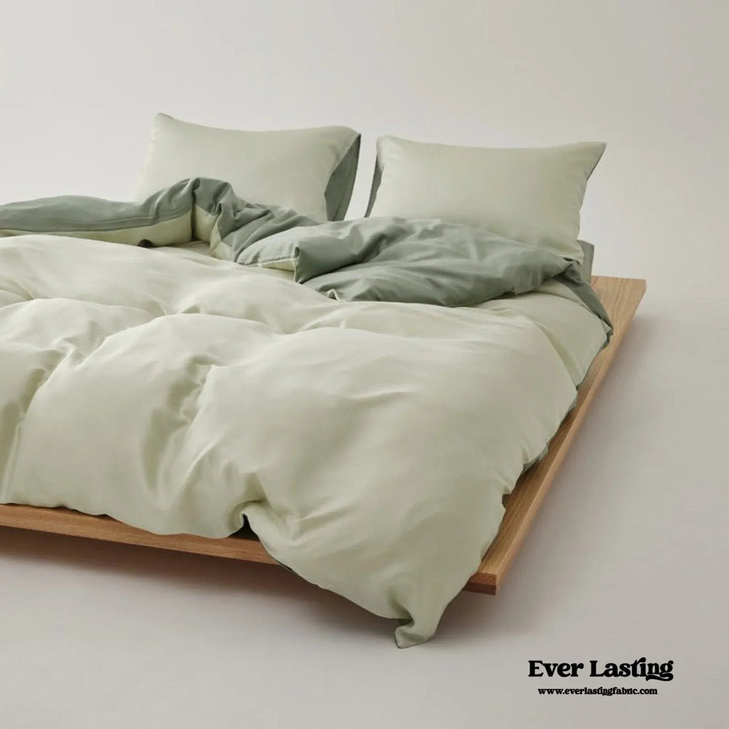 Adeline Pastel Silky Cooling Tencel™ Bedding Set / Coffee, alternate view - House Of Avana