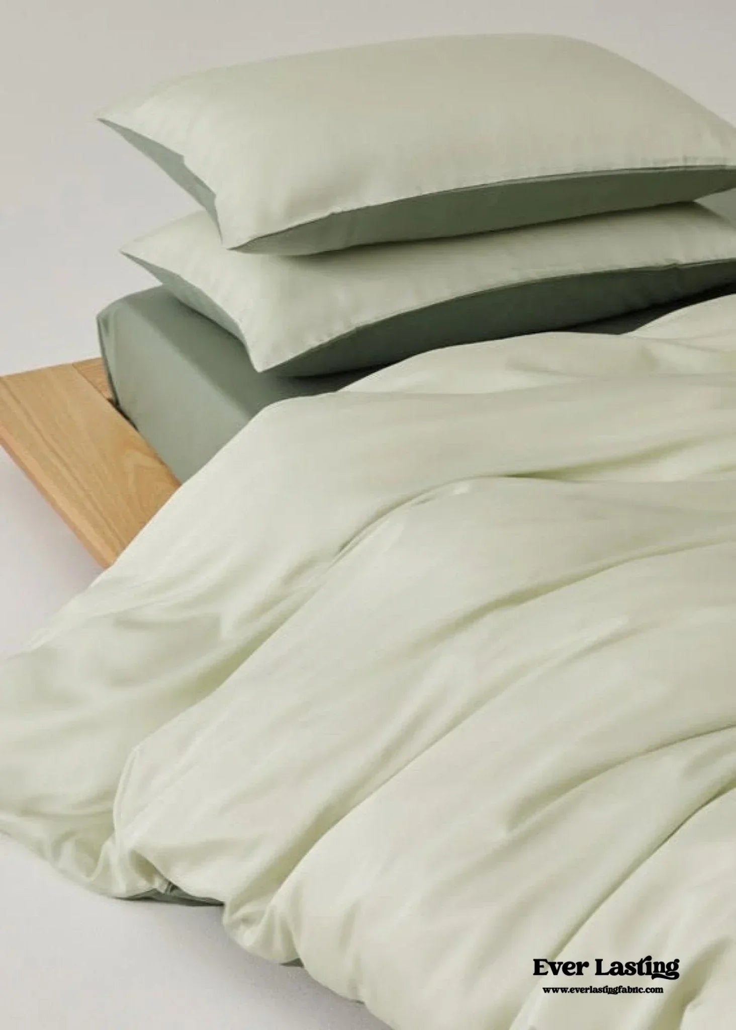 Adeline Pastel Silky Cooling Tencel™ Bedding Set / Coffee, alternate view - House Of Avana