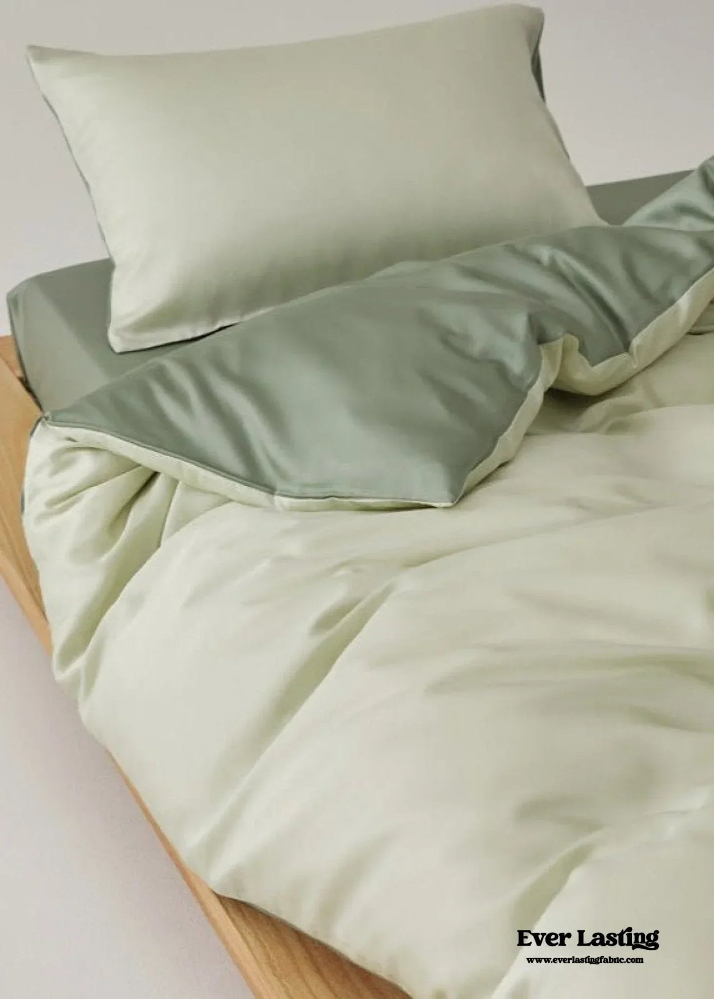 Adeline Pastel Silky Cooling Tencel™ Bedding Set / Coffee, alternate view - House Of Avana