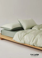 Adeline Pastel Silky Cooling Tencel™ Bedding Set / Coffee, alternate view - House Of Avana