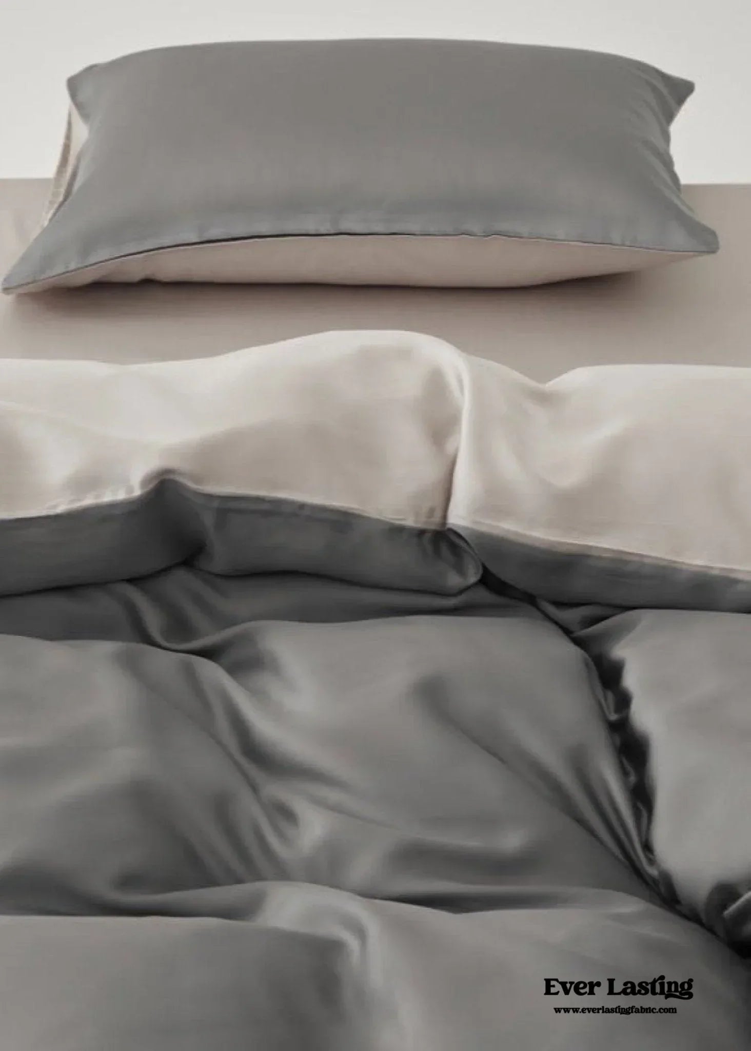 Adeline Pastel Silky Cooling Tencel™ Bedding Set / Coffee, alternate view - House Of Avana