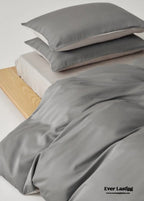 Adeline Pastel Silky Cooling Tencel™ Bedding Set / Coffee, alternate view - House Of Avana