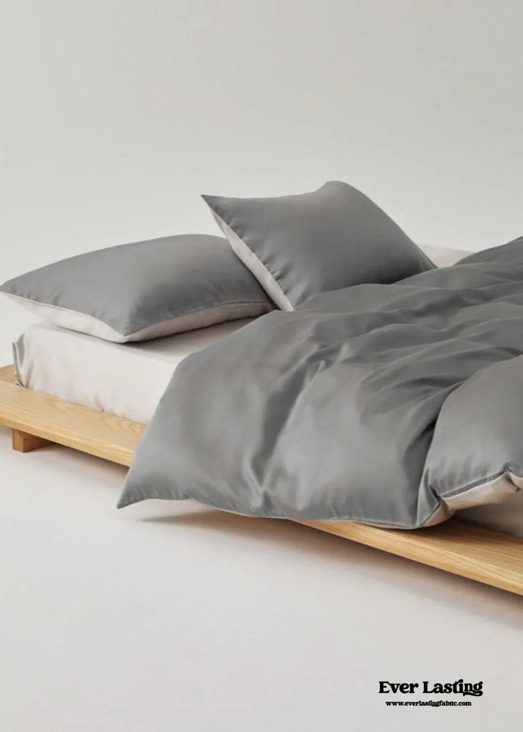Adeline Pastel Silky Cooling Tencel™ Bedding Set / Coffee, alternate view - House Of Avana